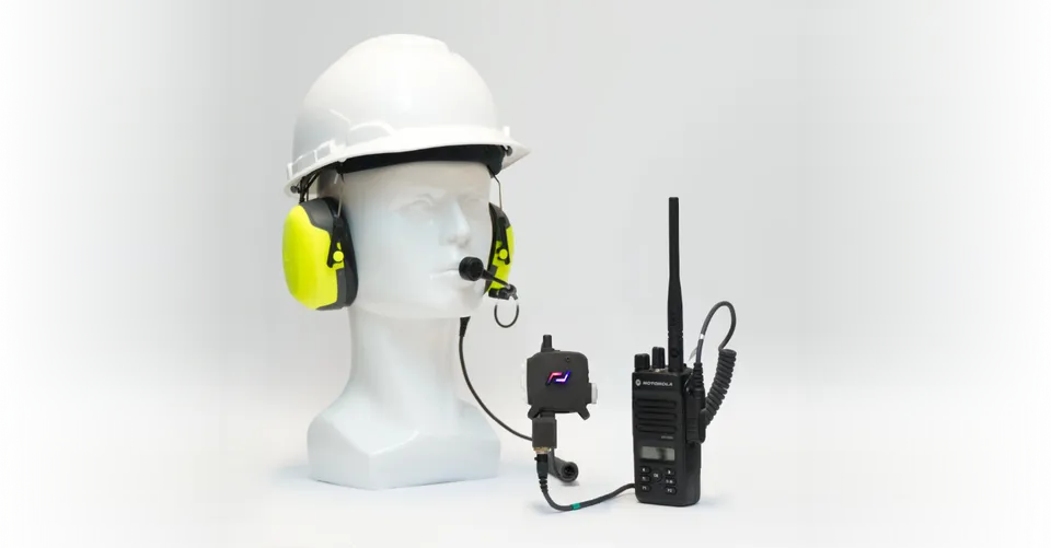 Photo of a radio connected to a picoLink in a picoRelay setup.